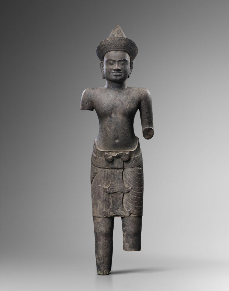 A male Deity, Khmer culture, Angkor Period