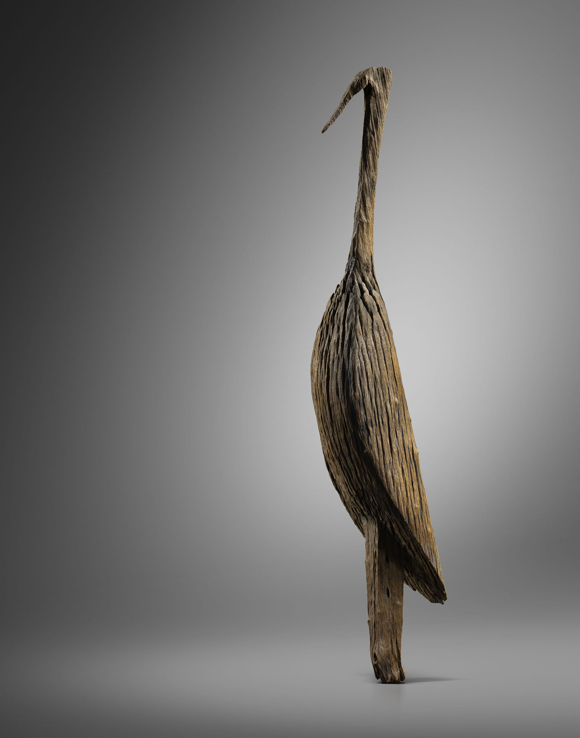 A sculpture of a bird Madagascar Sakalave people