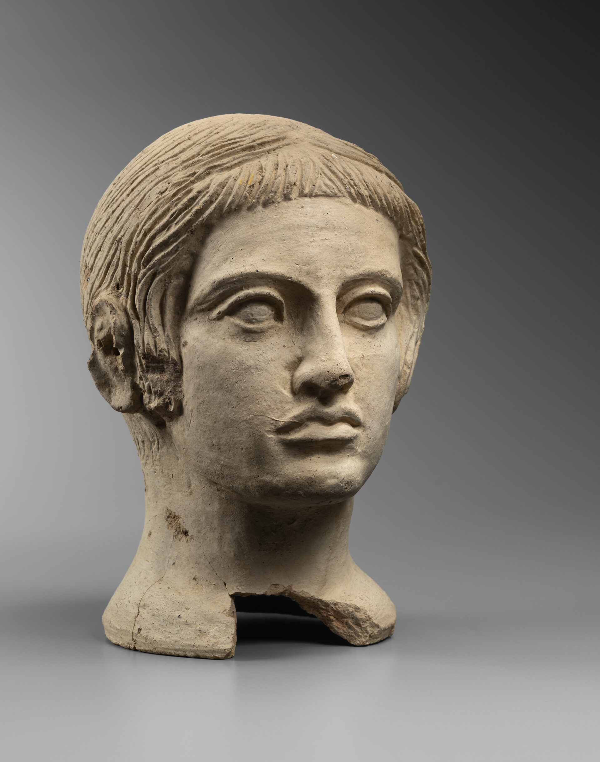 Etruscan head of a man