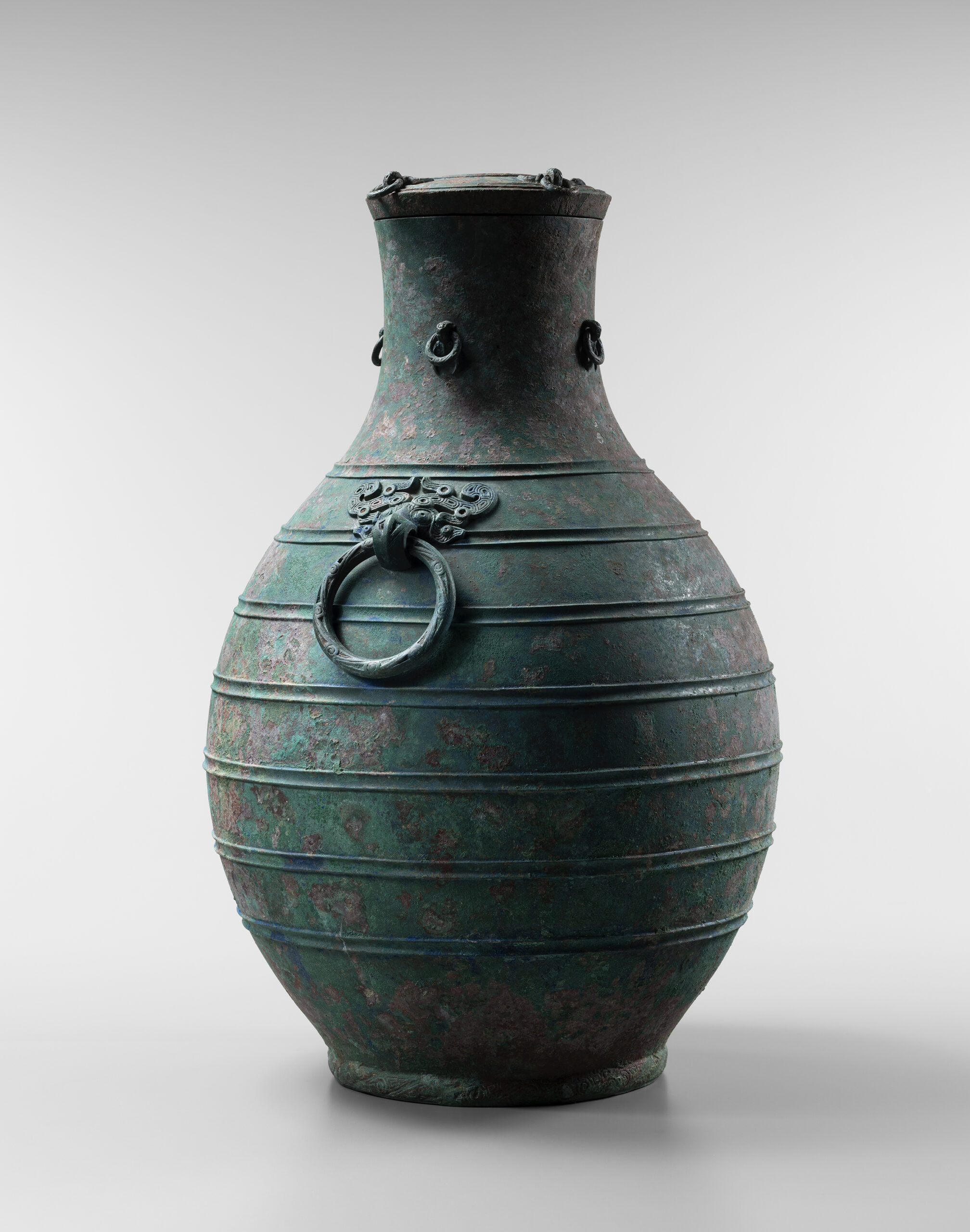 LARGE ARCHAIC BRONZE VESSEL, HU